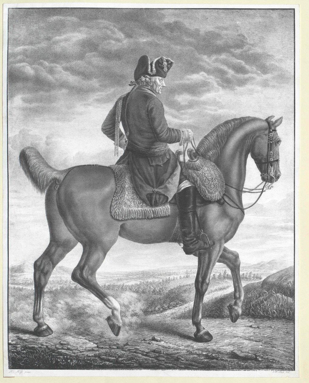 König von Preußen Friedrich II. von Artist Unknown