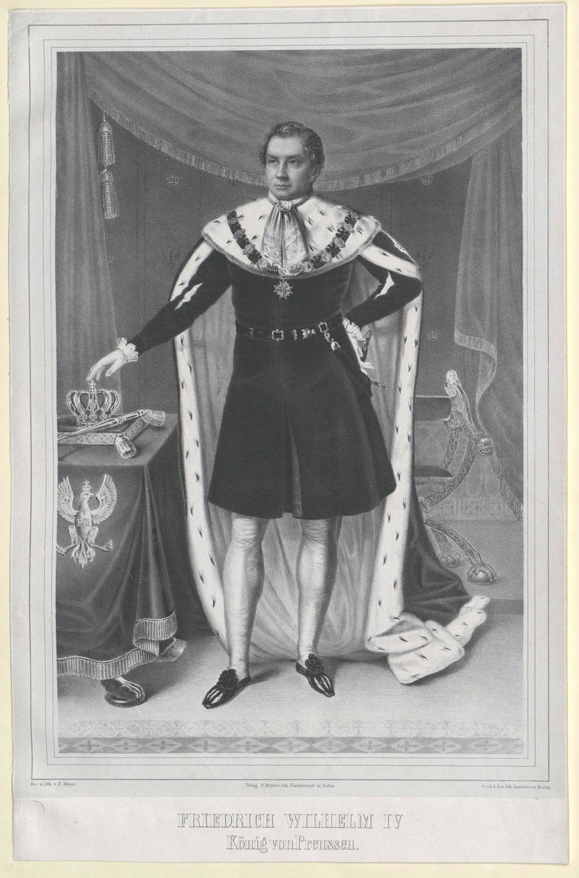 König von Preußen Friedrich Wilhelm IV. von Artist Unknown