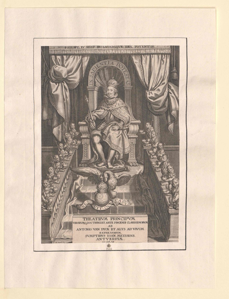 König von Spanien Philipp IV. von Artist Unknown