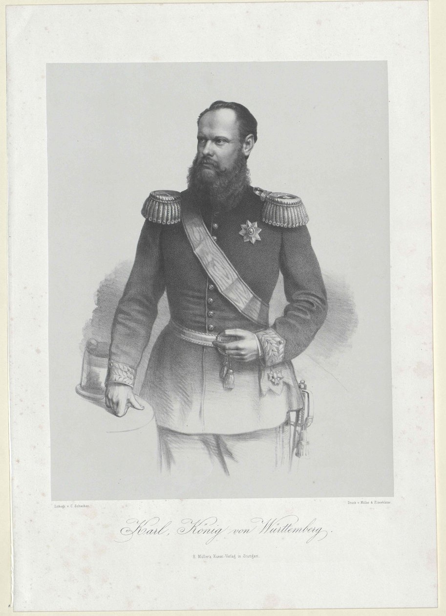 König von Württemberg Karl I von Artist Unknown