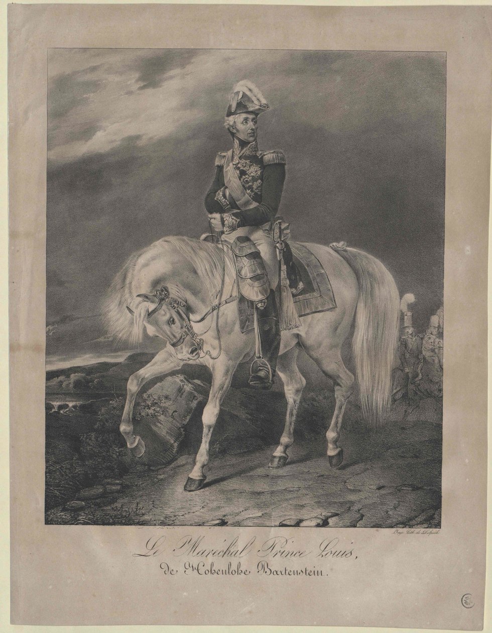 Louis Prinz Hohenlohe-Bartenstein von Artist Unknown