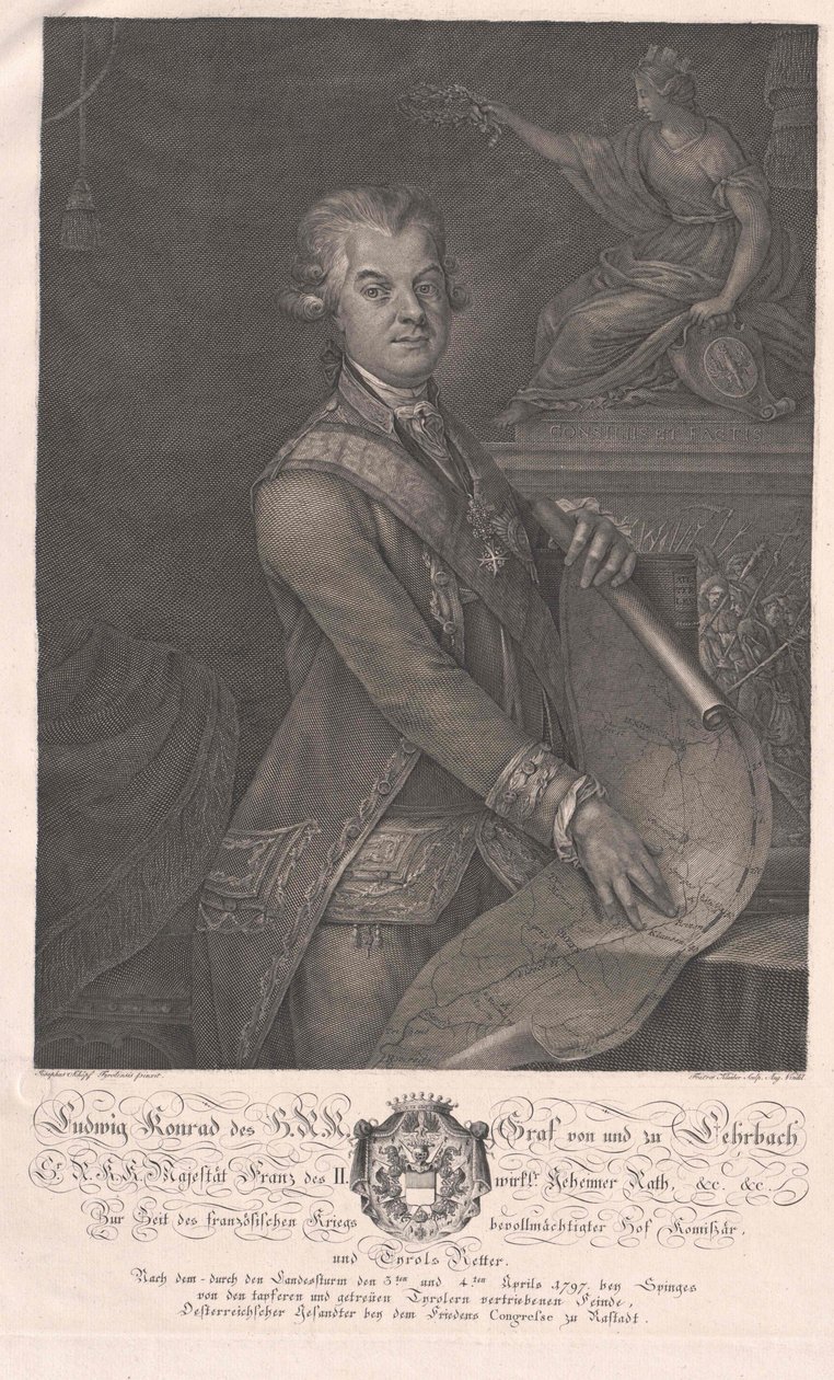 Ludwig Konrad Graf Lehrbach von Artist Unknown