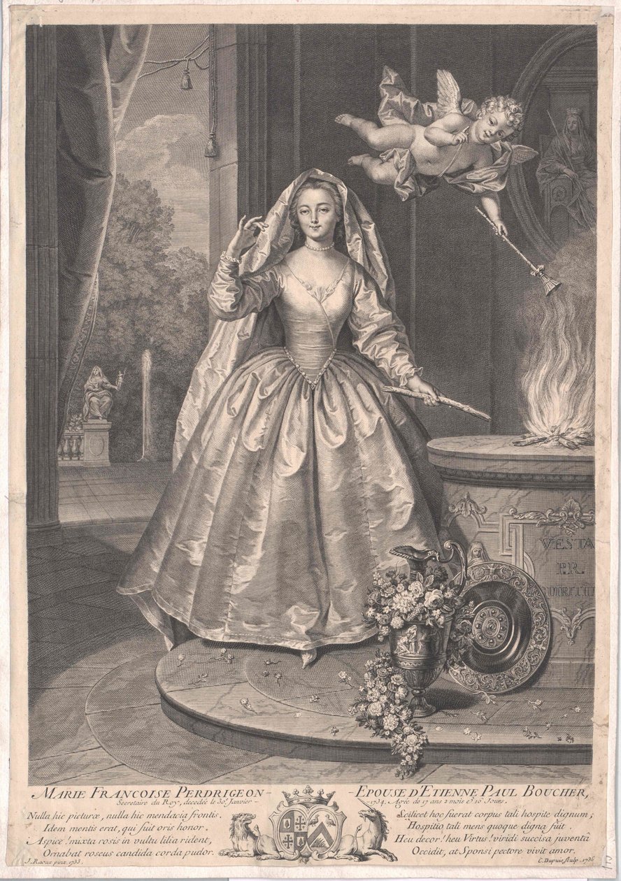 Marie Françoise Perdrigeon von Artist Unknown