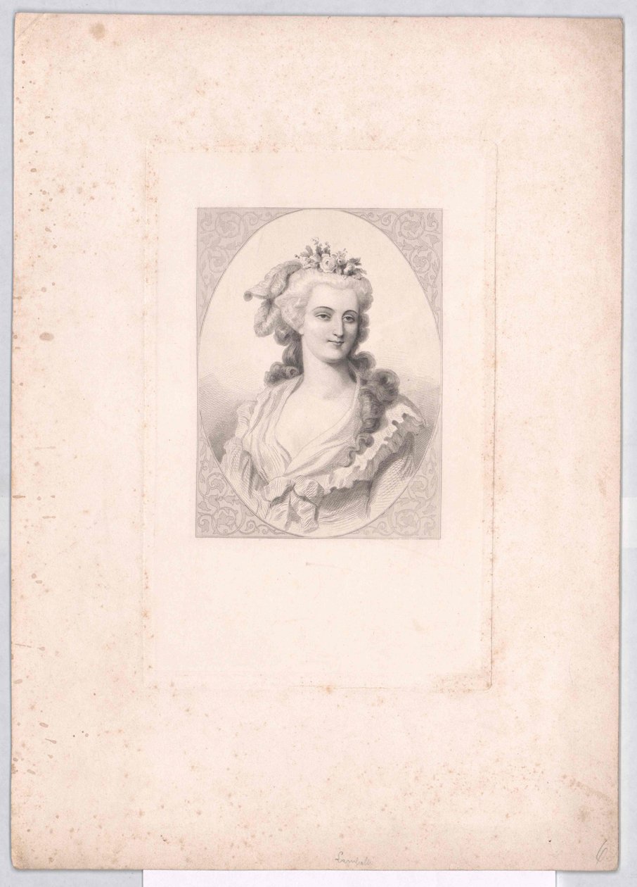 Marie Therese von Savoyen Carignan von Artist Unknown