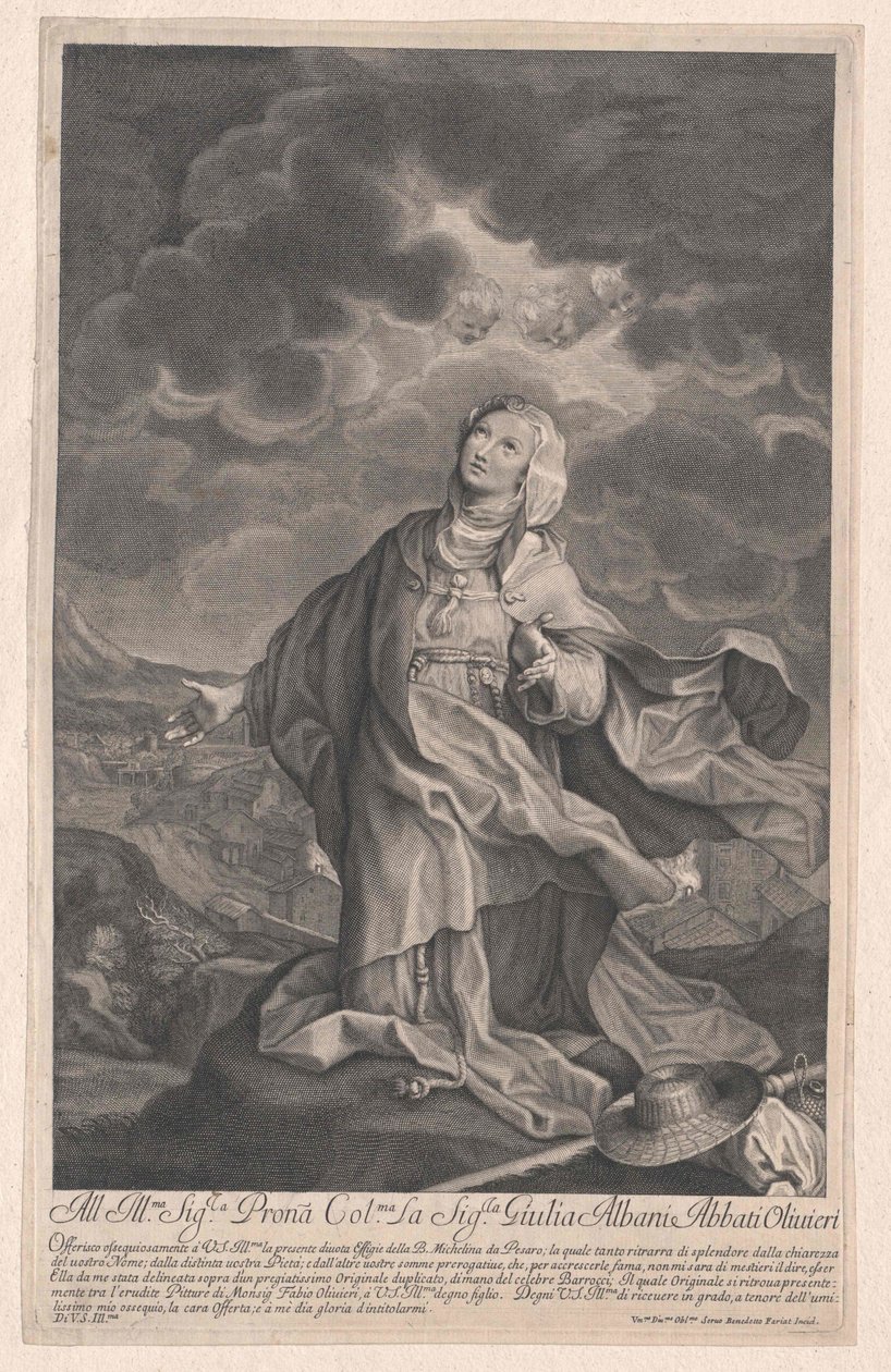 Michelina von Pesaro von Artist Unknown