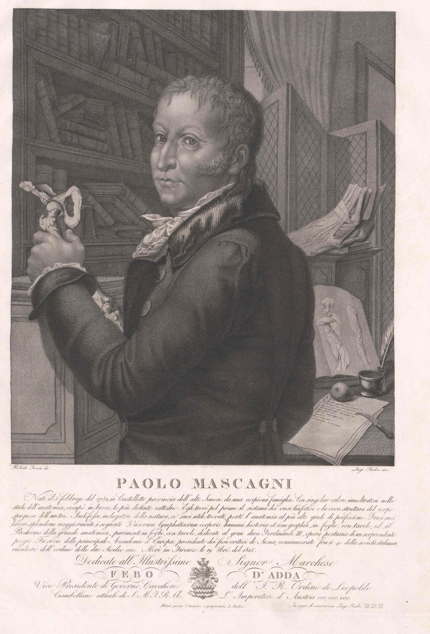 Paolo Mascagni von Artist Unknown
