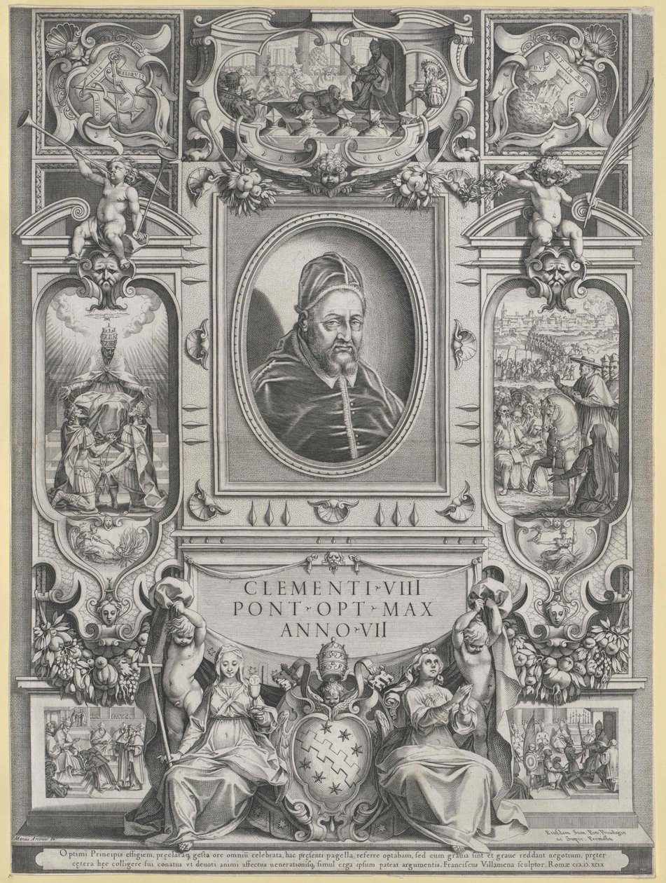 Papst Clemens VIII von Artist Unknown