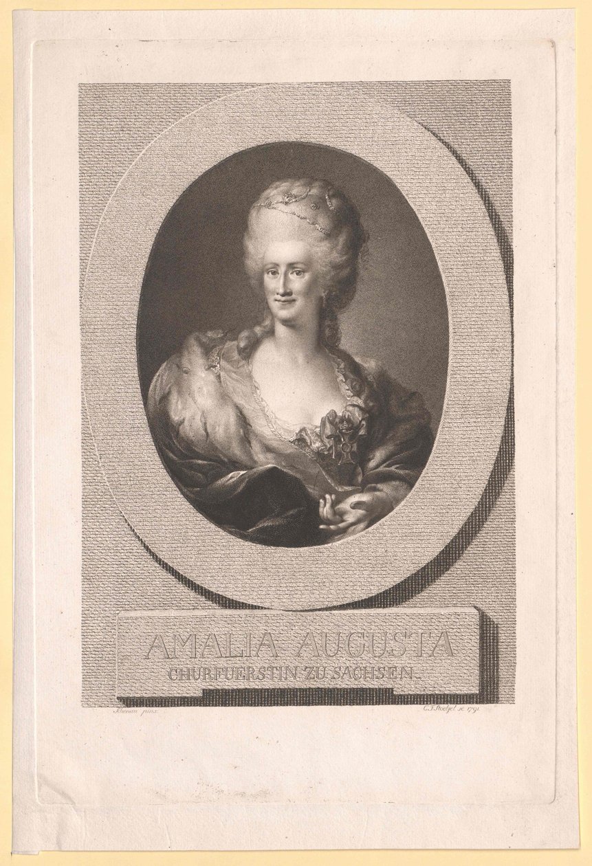 Prinzessin von Pfalz-Zweibrücken-Birkenfeld Amalie Auguste von Artist Unknown