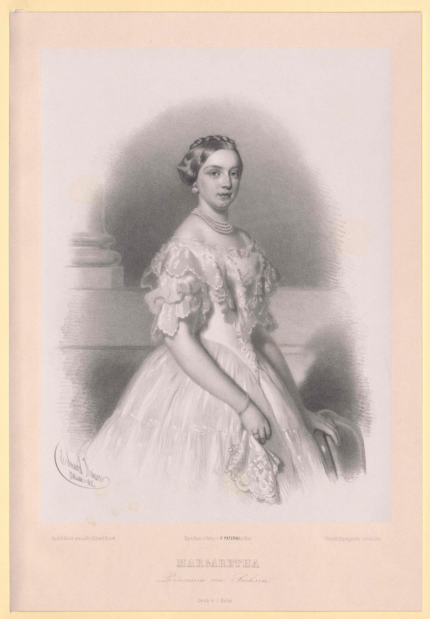 Prinzessin von Sachsen Margarete von Artist Unknown