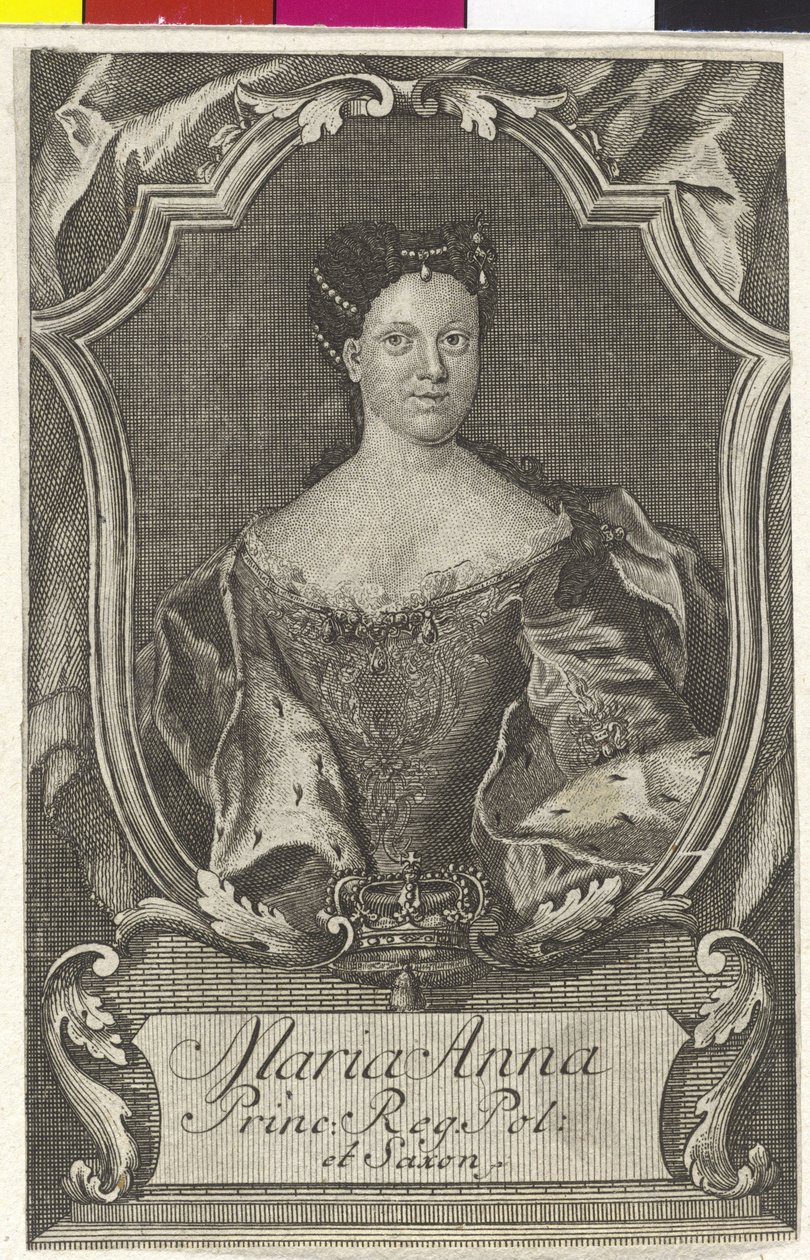 Prinzessin von Sachsen Maria Anne von Artist Unknown