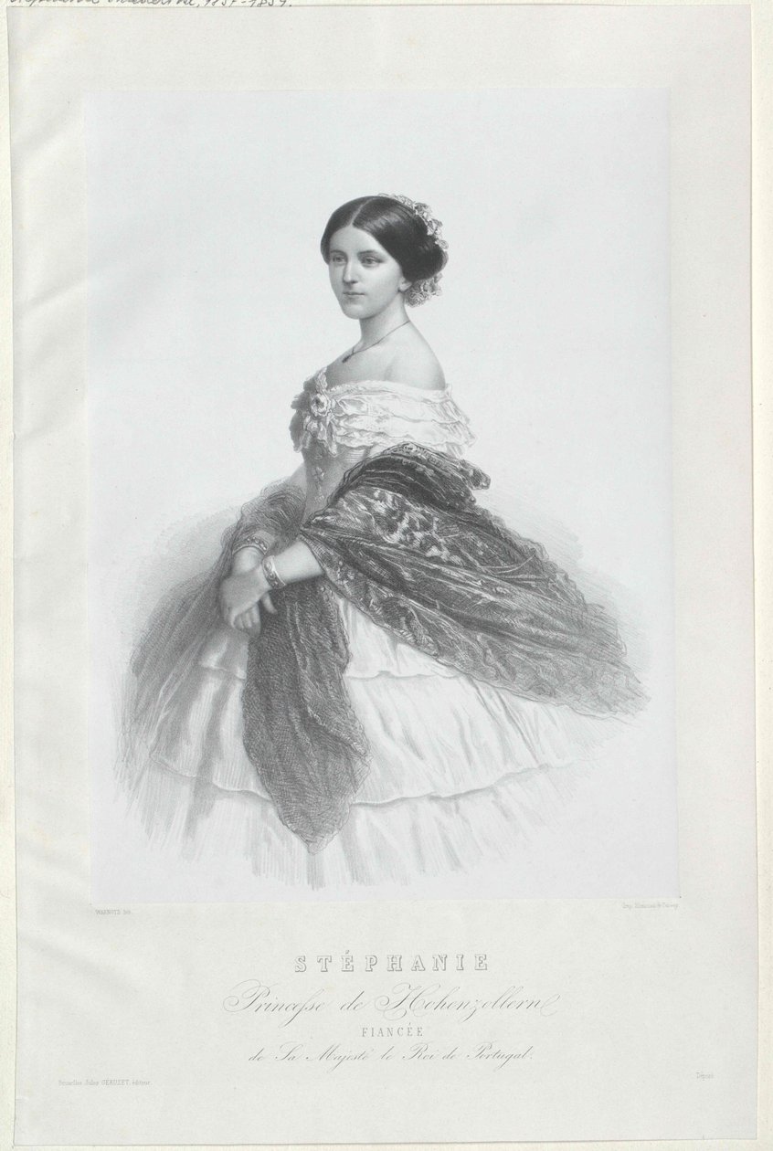 Stephanie Friederike von Haus Hohenzollern-Sigmaringen von Artist Unknown