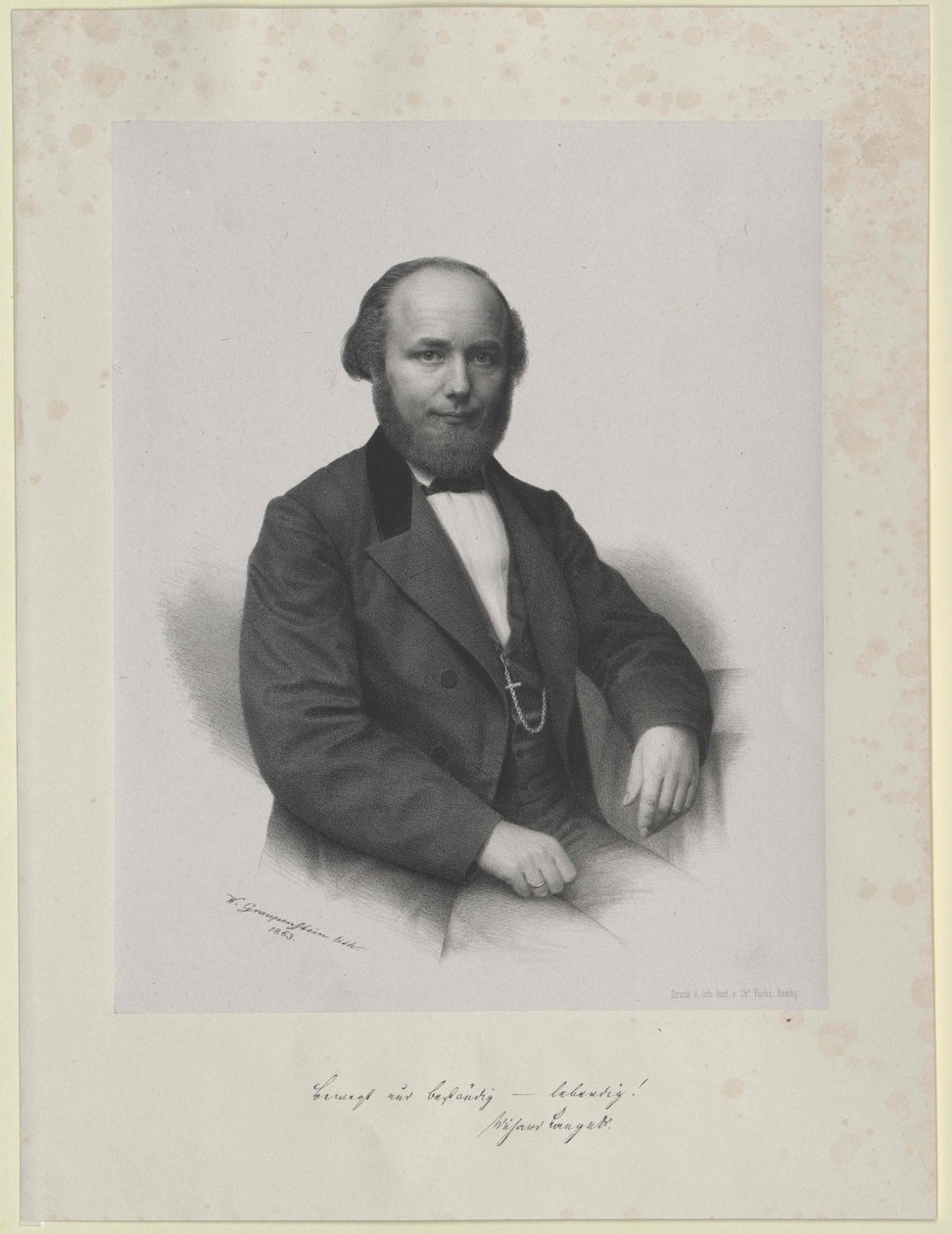 Wichard Lang von Artist Unknown