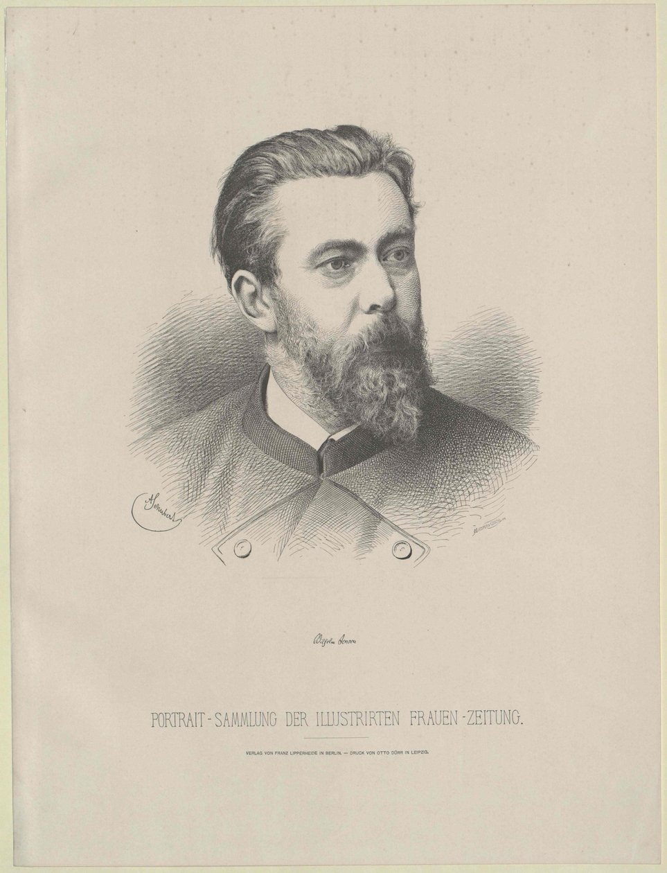 Wilhelm Jensen von Artist Unknown