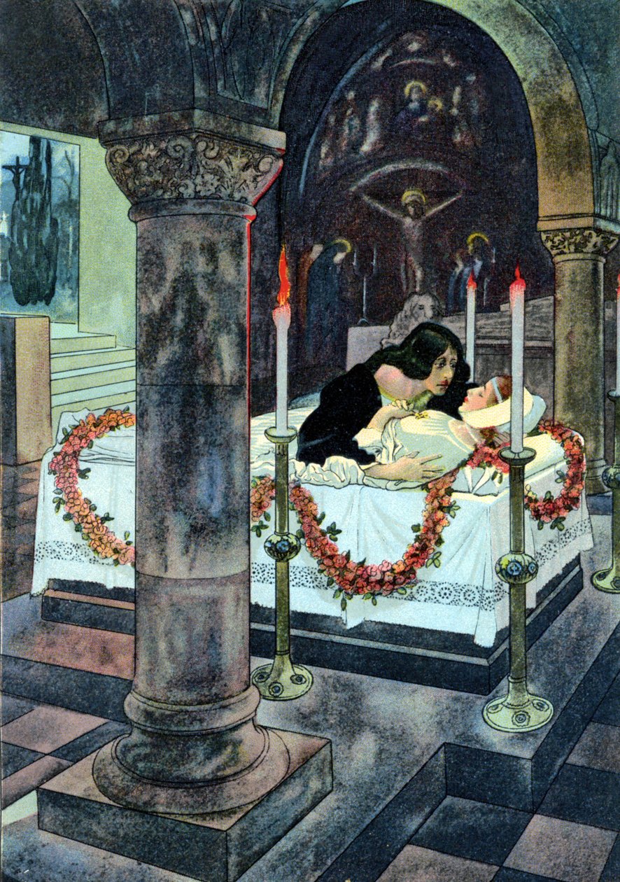 Romeo und Julia, ca. 1880 von Artus Scheiner
