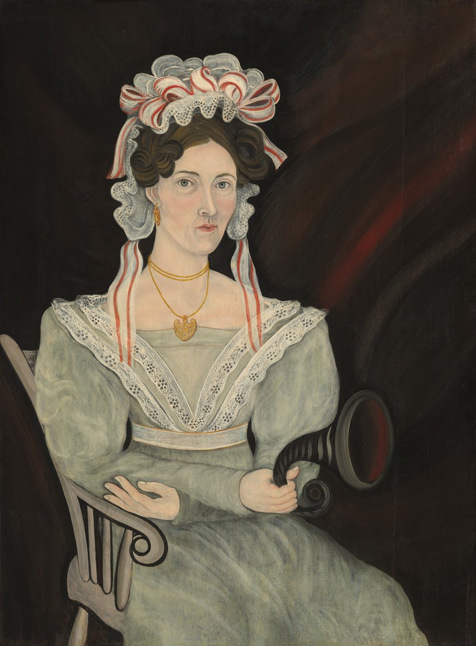 Möglicherweise Mrs. William Sheldon, ca. 1831 von Asahel Powers