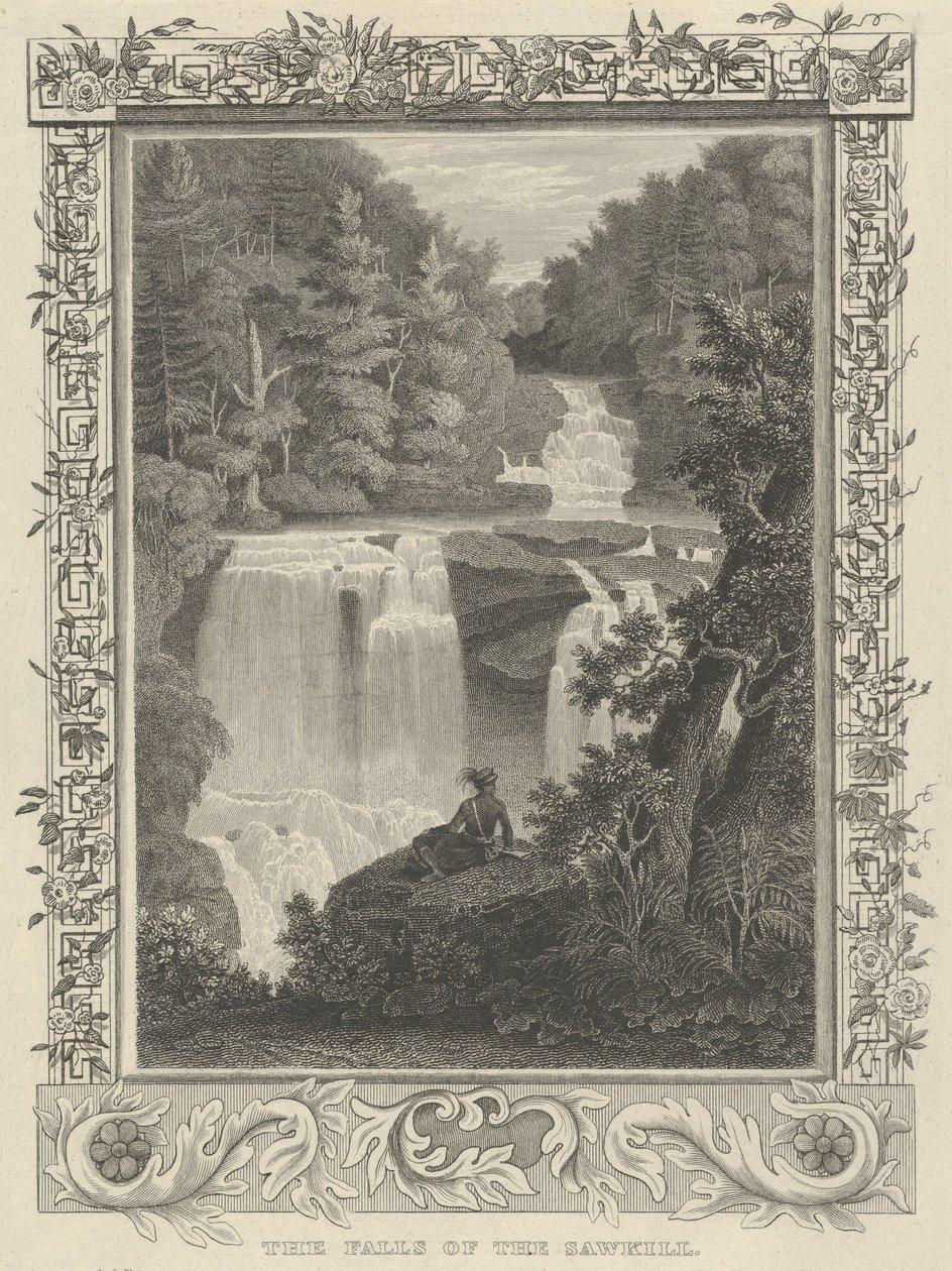 Die Wasserfälle des Sawkill, 1830 von Asher Brown Durand