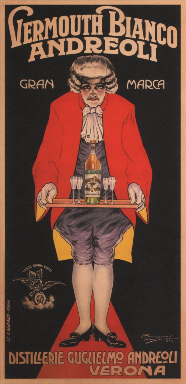 Vermouth Bianco Andreoli, 1919 von Attilio Bresciani