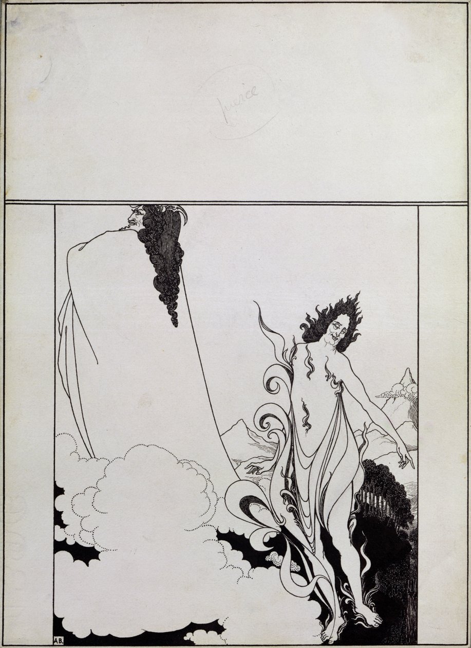 Viertes Tableau von Das Rheingold (Cover-Design für Savoy Nr. 6) von Aubrey Beardsley