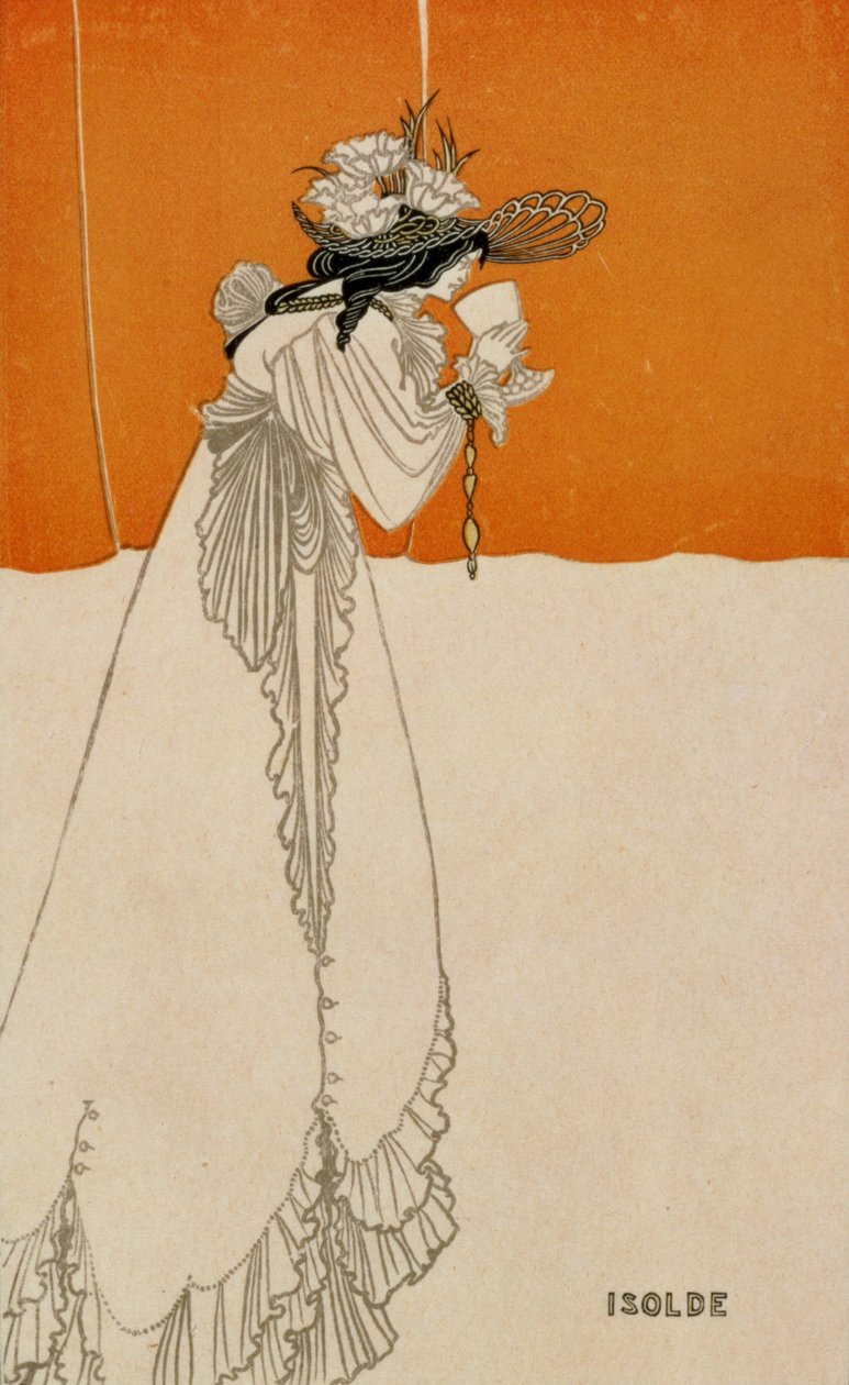 Isolde, Illustration aus The Studio, 1895 von Aubrey Beardsley