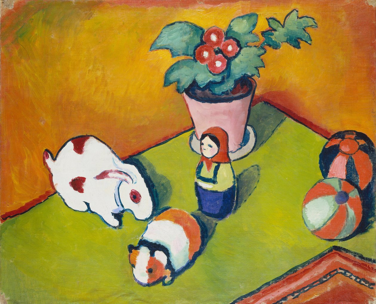 Kleine Walters Spielzeuge von August Macke