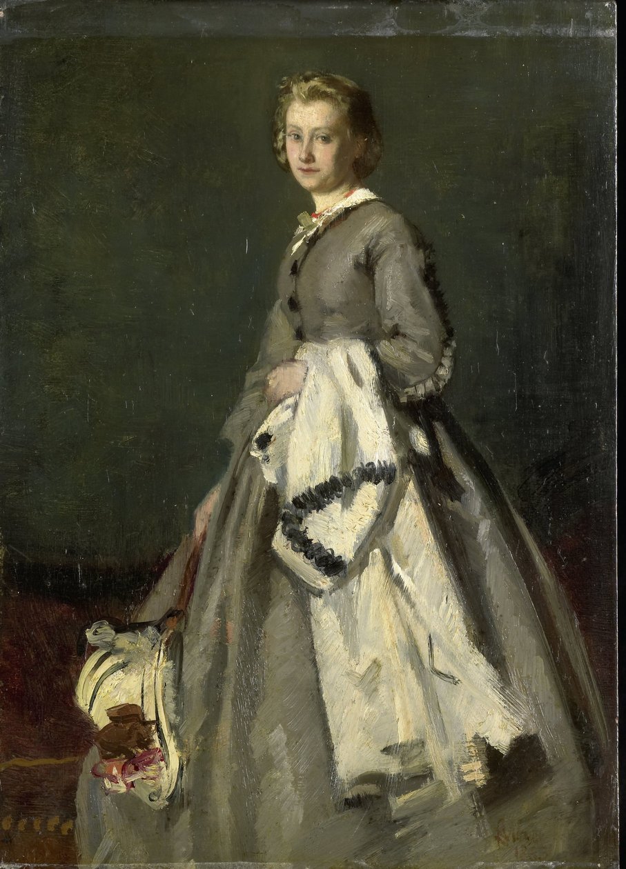 Eine junge Frau von August Allebe