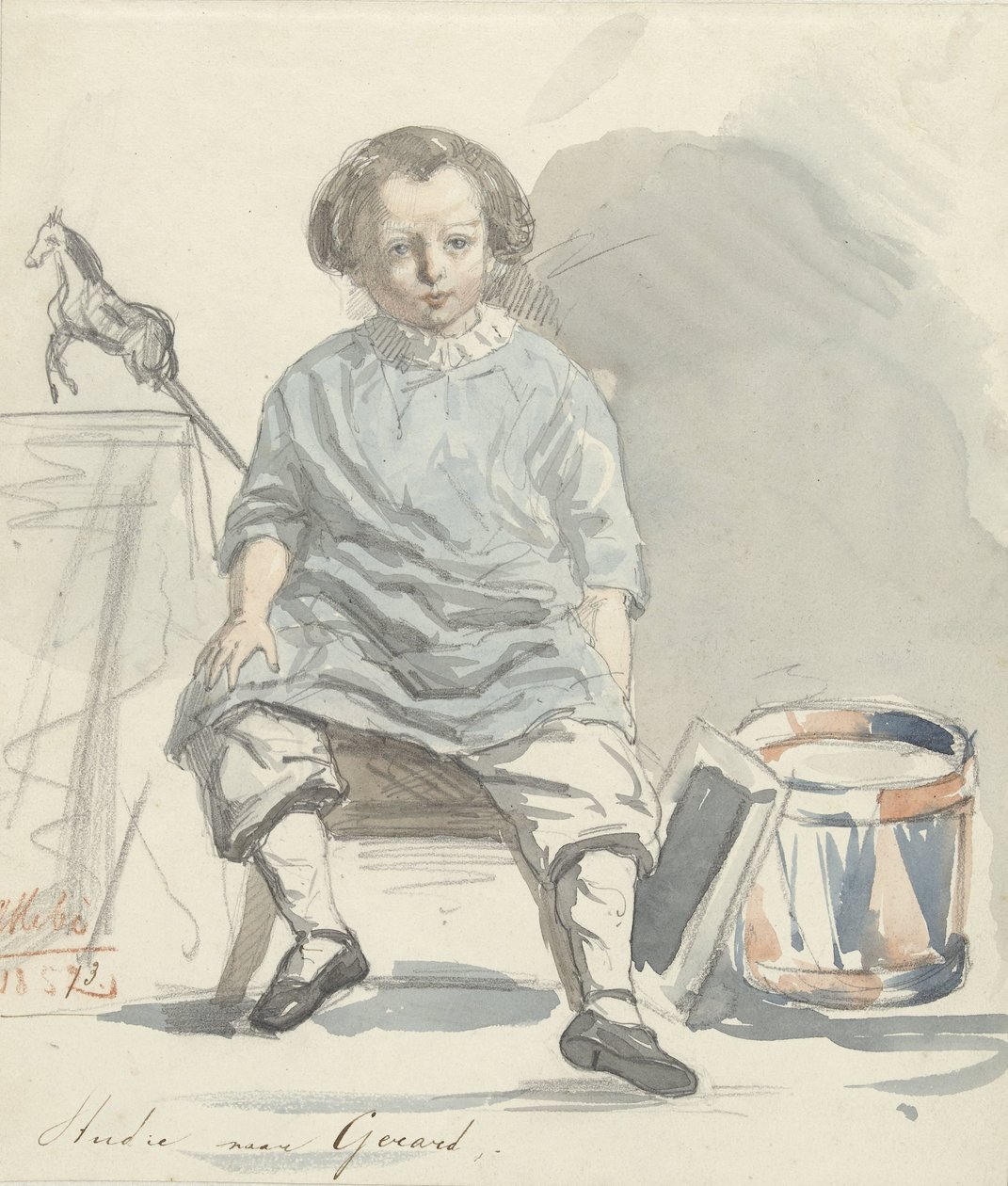 Studie nach Gerard von August Allebe