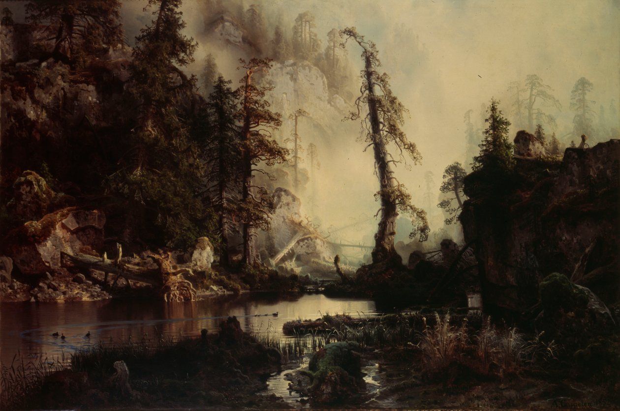Schwarzer See von August Cappelen