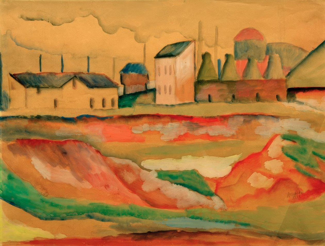 Fabrik (Ziegelei) von August Macke