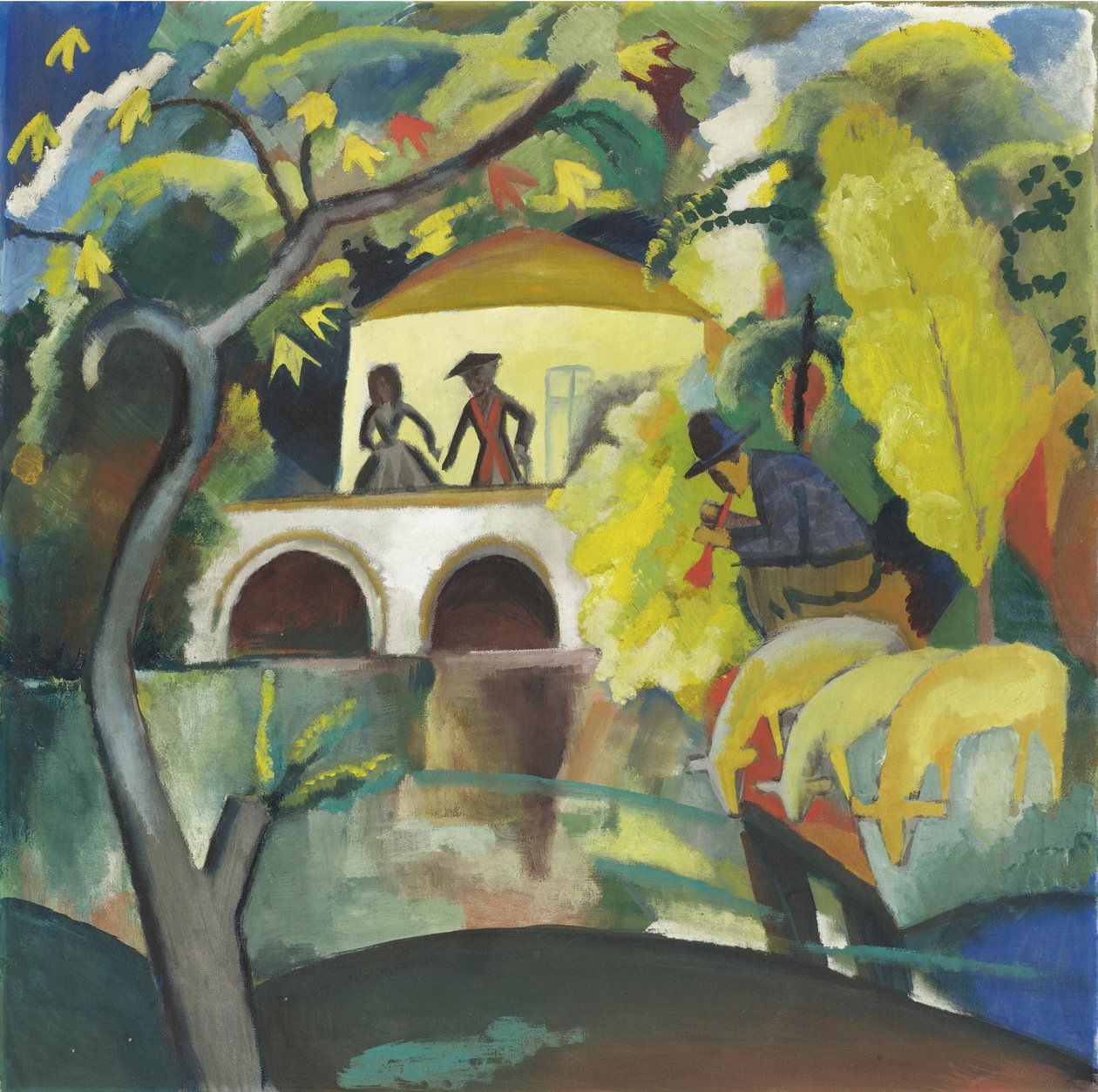 Rokoko, 1912 von August Macke