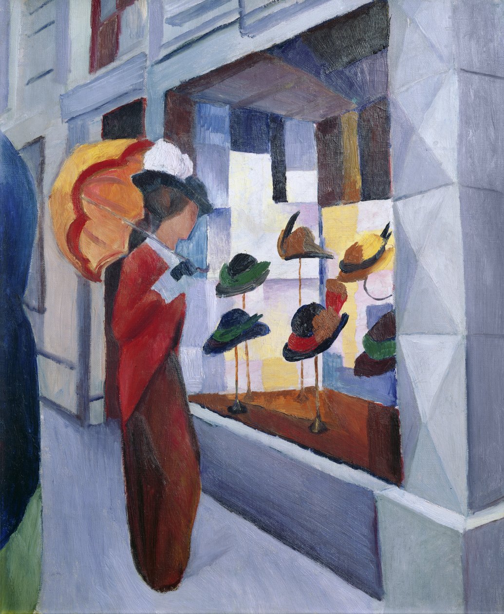 Der Hutmacherladen von August Macke