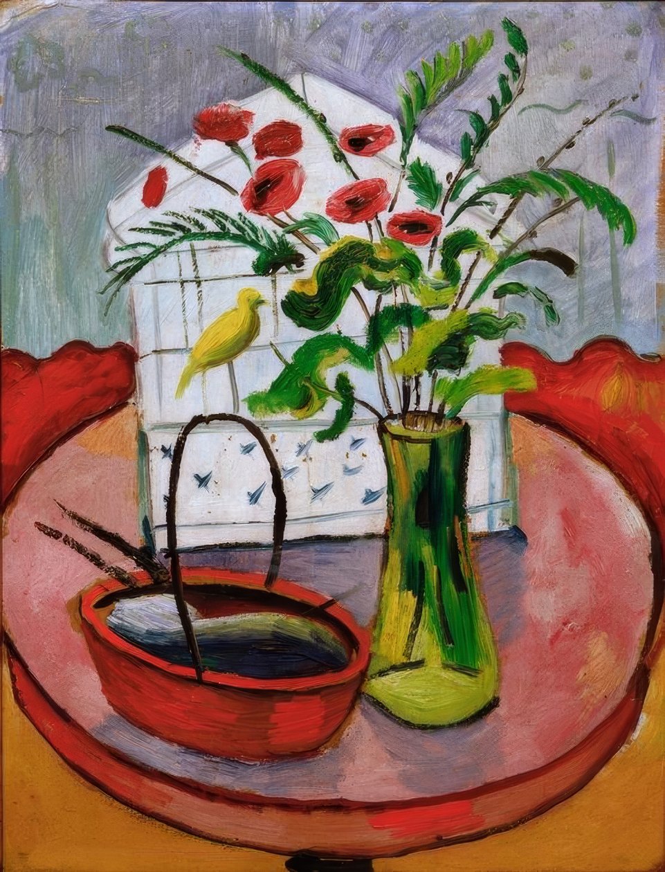 Vogelbauer von August Macke