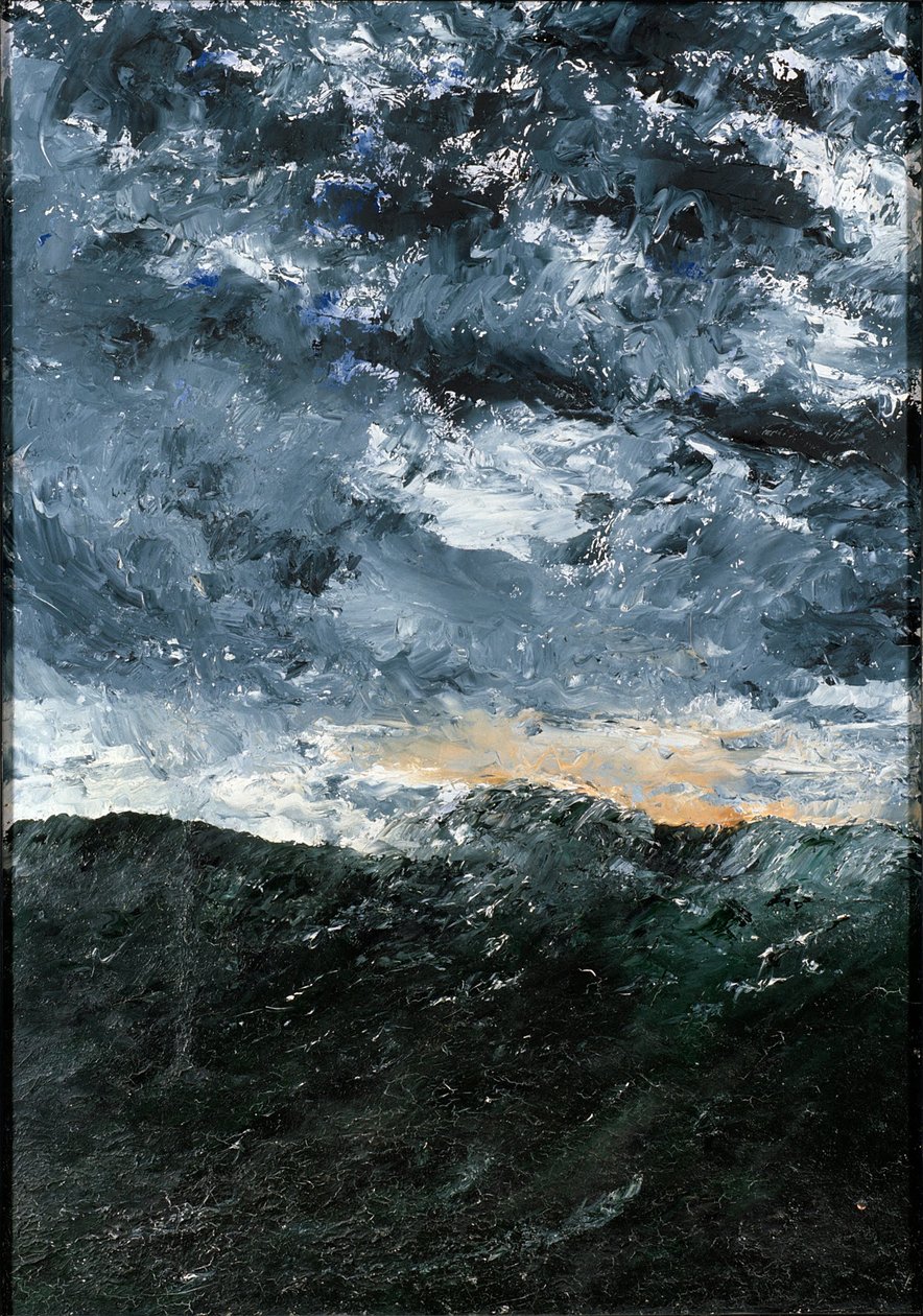 Landschaft, Seestück: Våg VIII von August Strindberg
