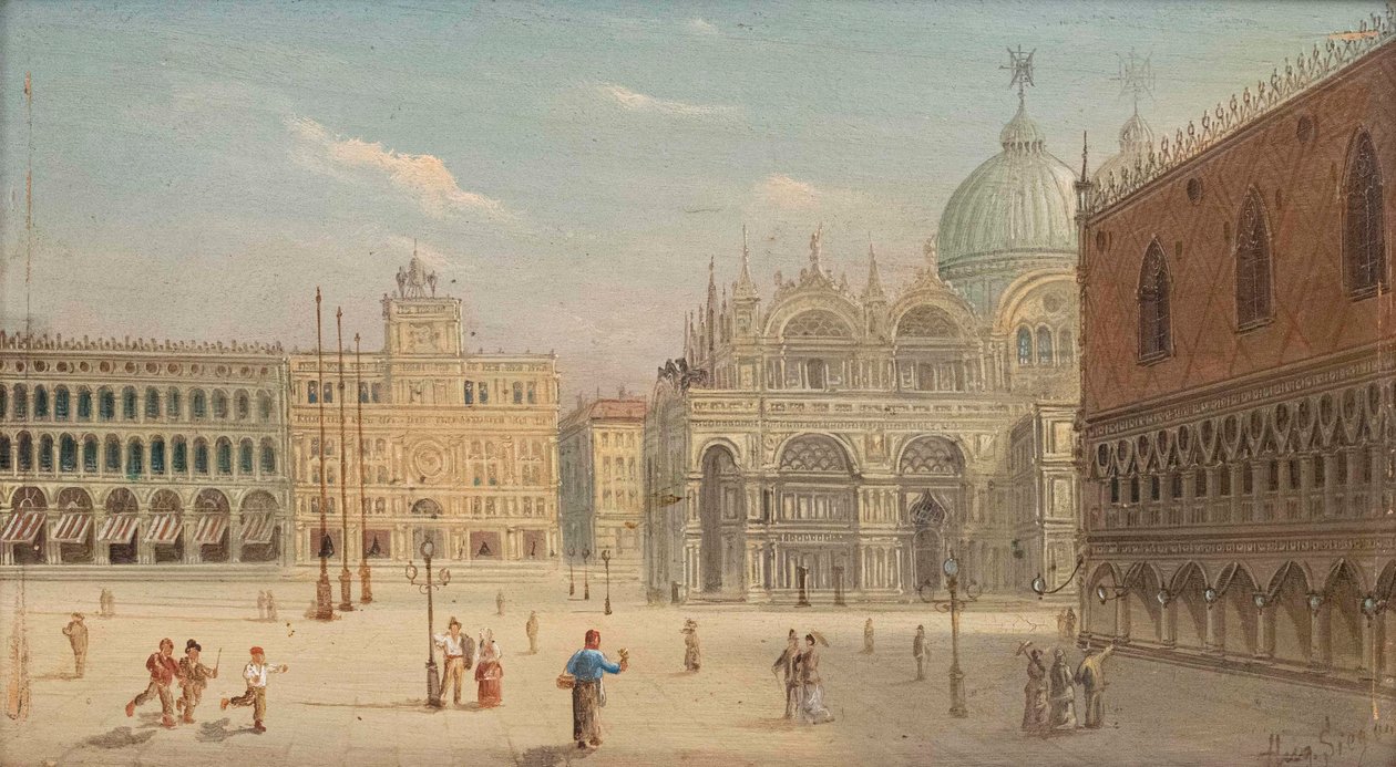 August von Siegen Venedig Piazza von August von Siegen