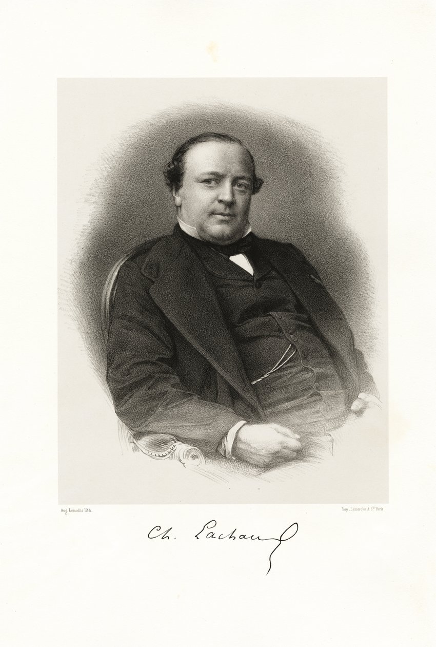 Charles Alexandre Lachaud von Auguste Charles Lemoine