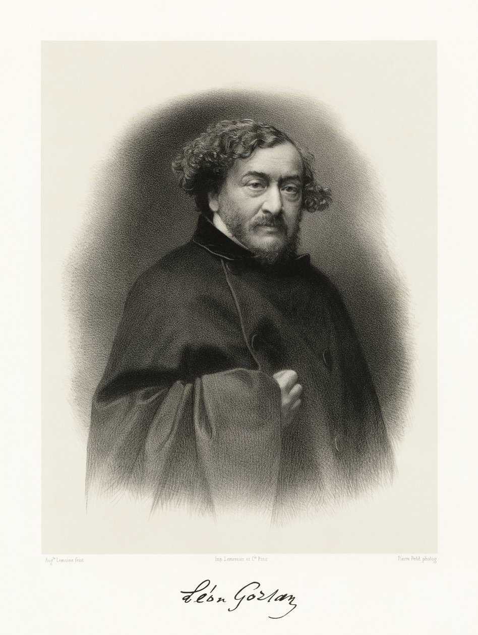 Léon Gozlan, 1865-66 von Auguste Charles Lemoine