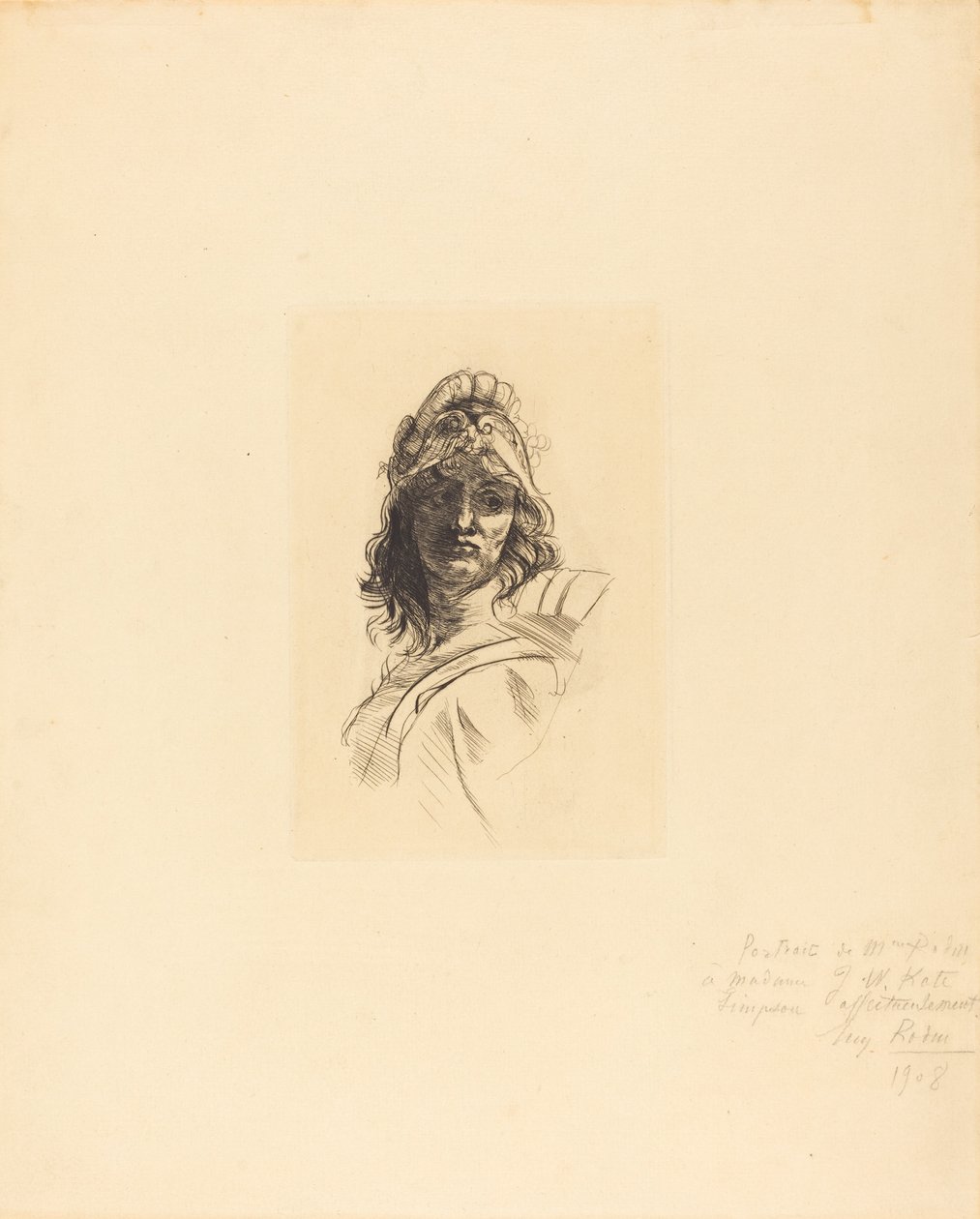 Büste der Bellone von Auguste Rodin