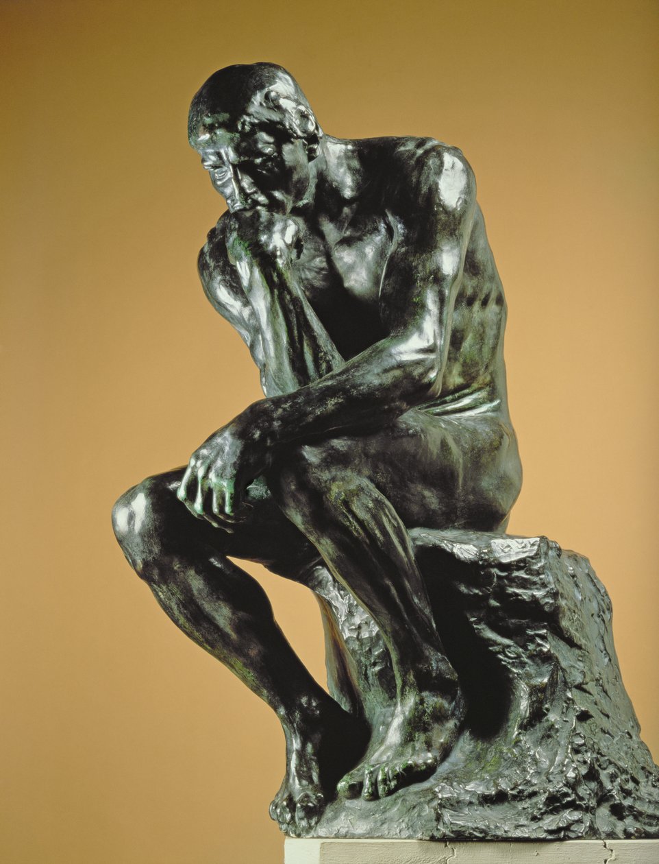 Der Denker, 1881 (Detail) von Auguste Rodin