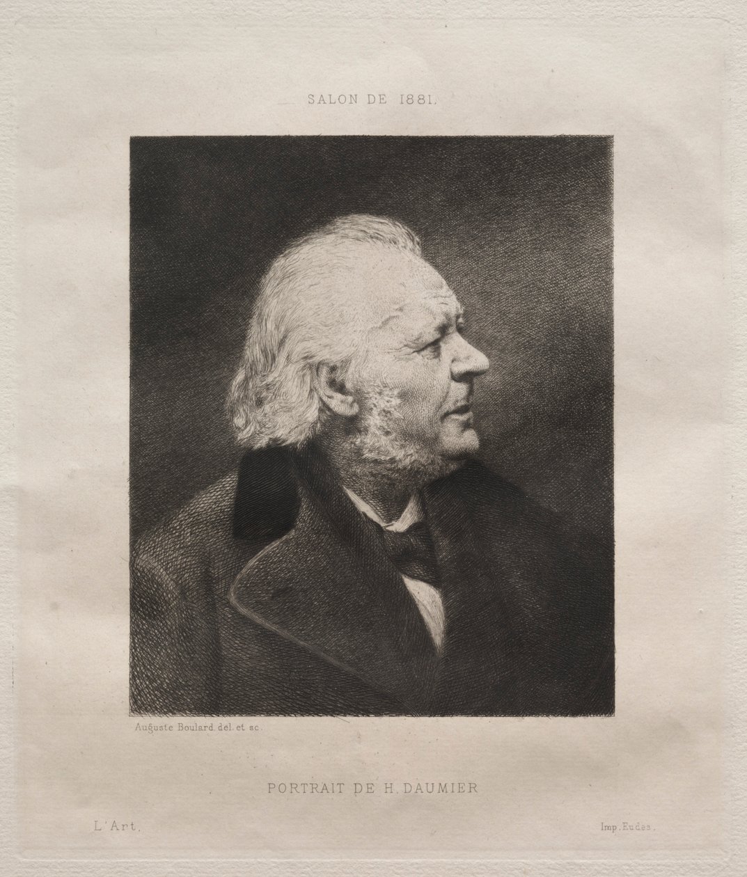 Honoré Daumier, 1881 von Auguste Boulard