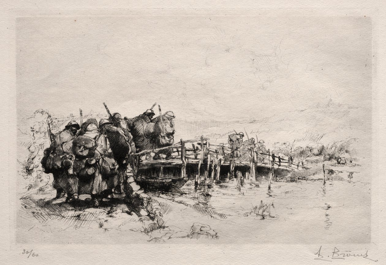 Die Fußgängerbrücke von Auguste Brouet