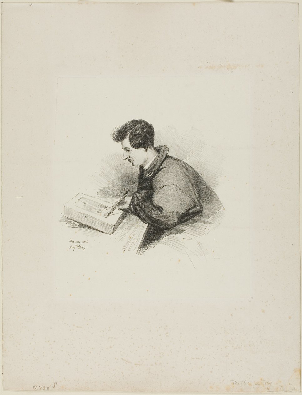 Porträt von Auguste Raffet von Auguste Bry