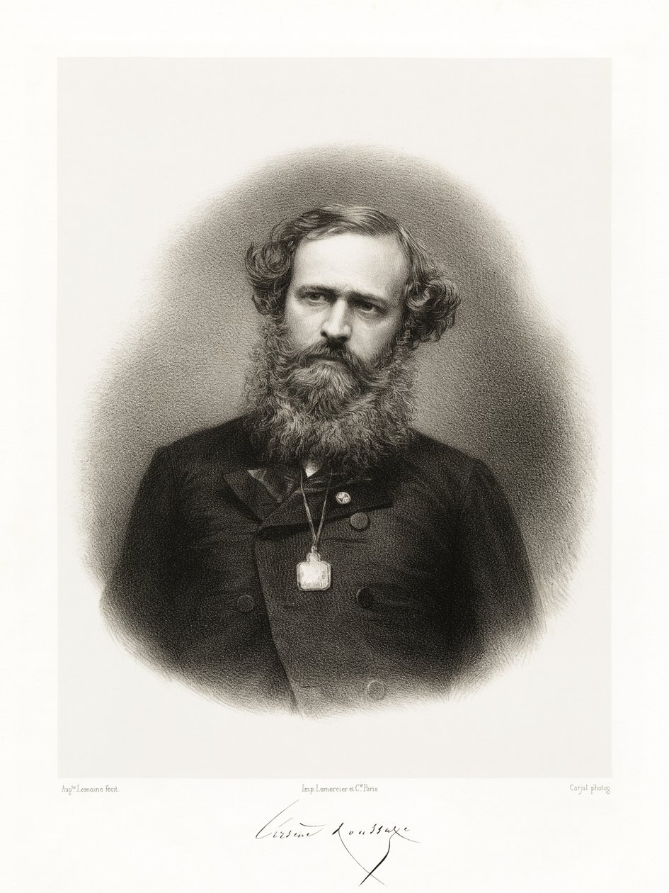 Arsène Houssaye, 1865-66 von Auguste Charles Lemoine