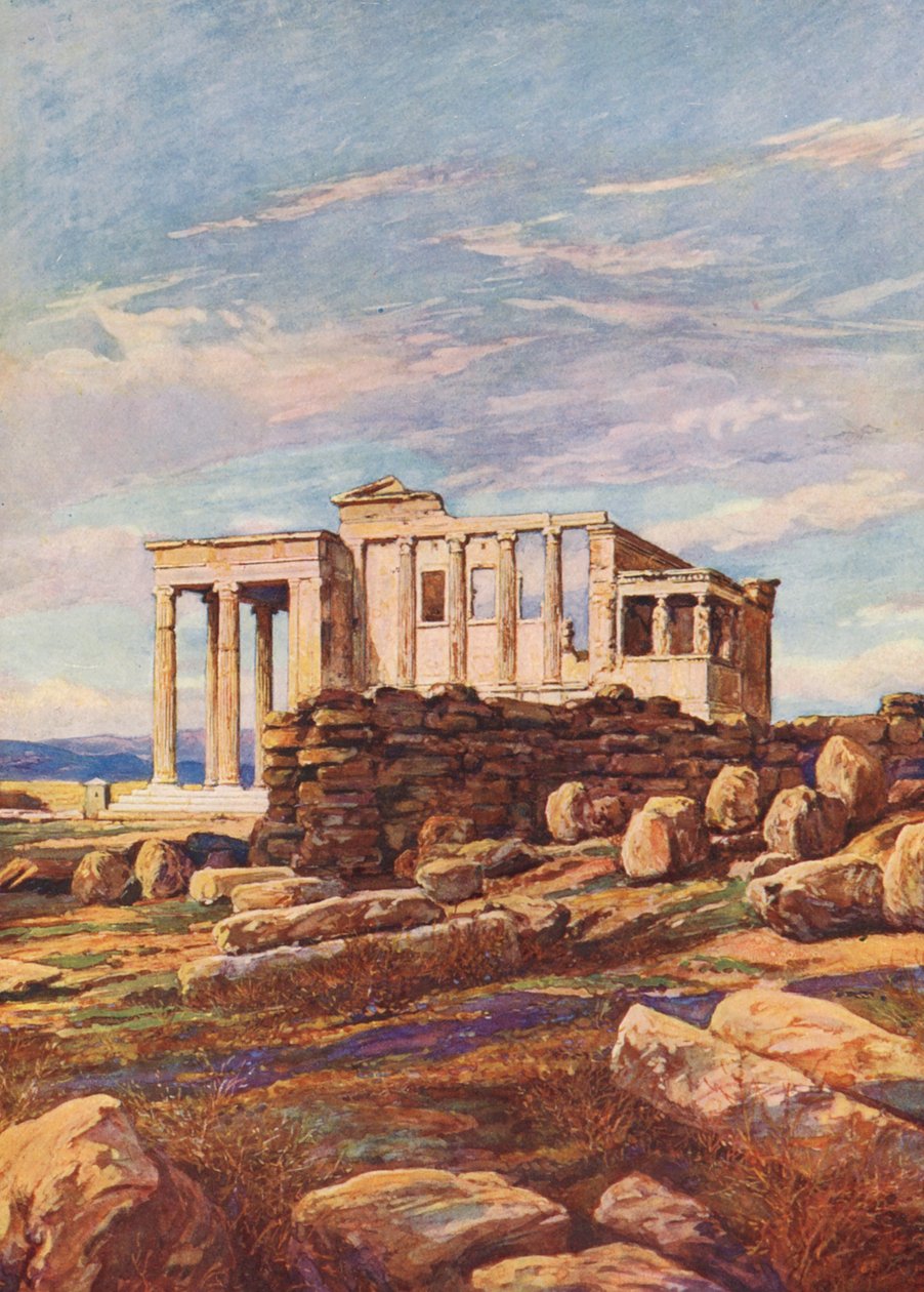 Auf der Akropolis, Griechenland von Auguste Gerardin