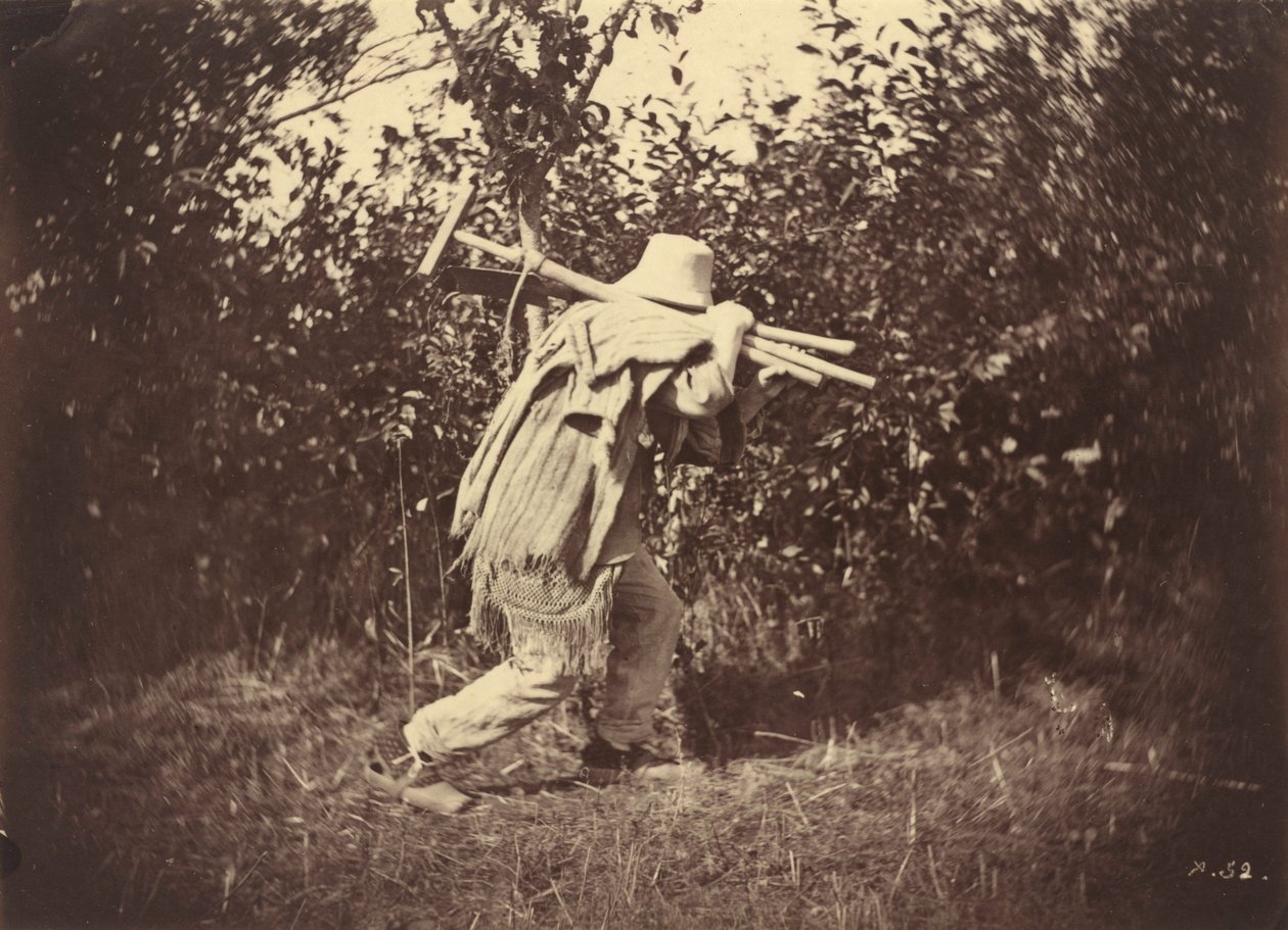 Bauer, ca. 1870 (Foto) von Auguste Giraudon