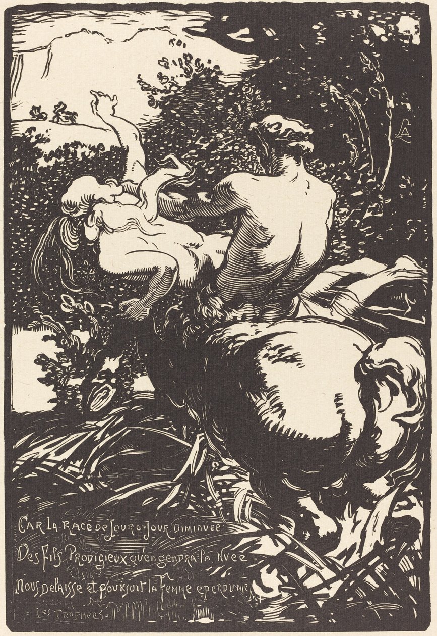 Zentaur von Auguste Lepere