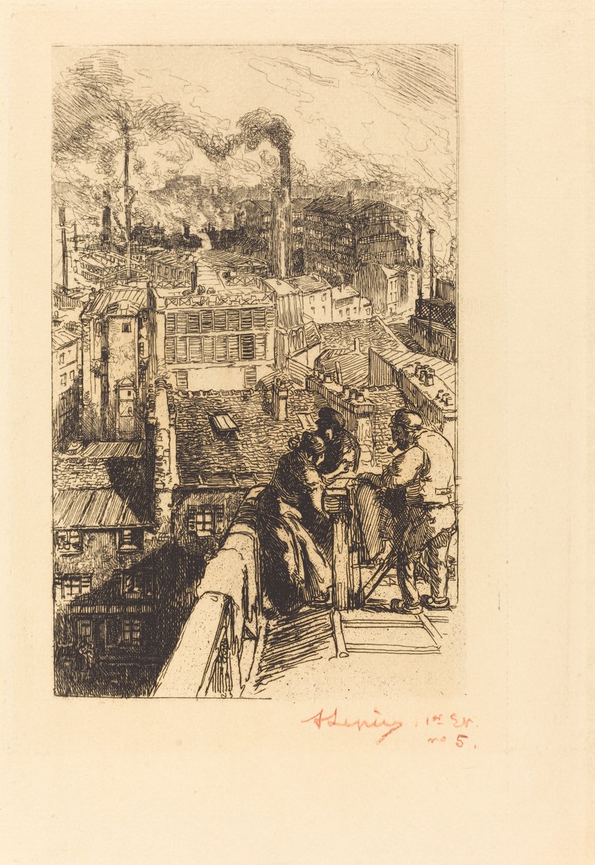 Das Gobelins-Viertel von Auguste Lepere