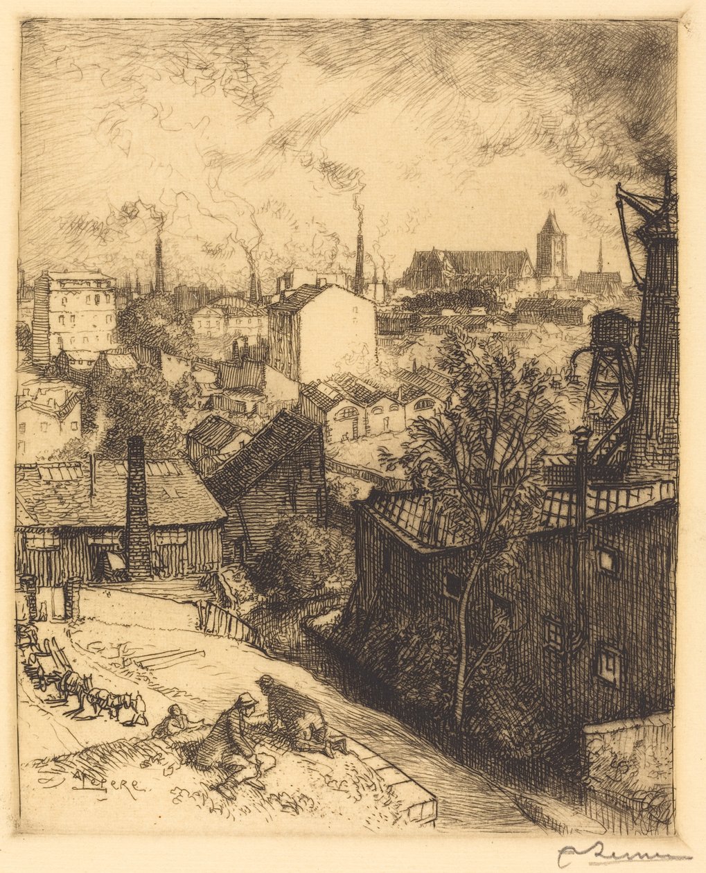 Erinnerung an St. Denis von Auguste Lepere