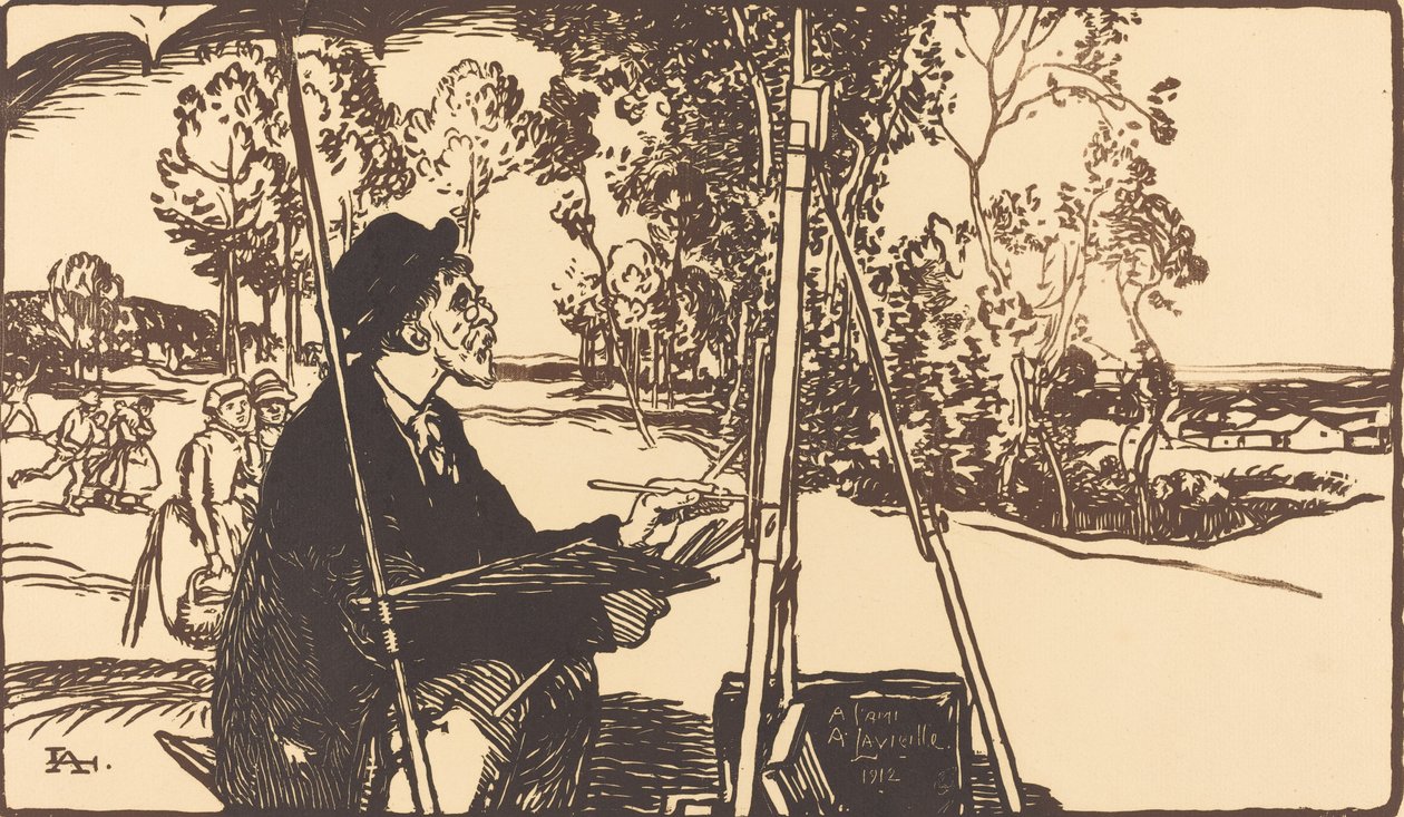 Der Landschaftskünstler, 1912 von Auguste Lepere
