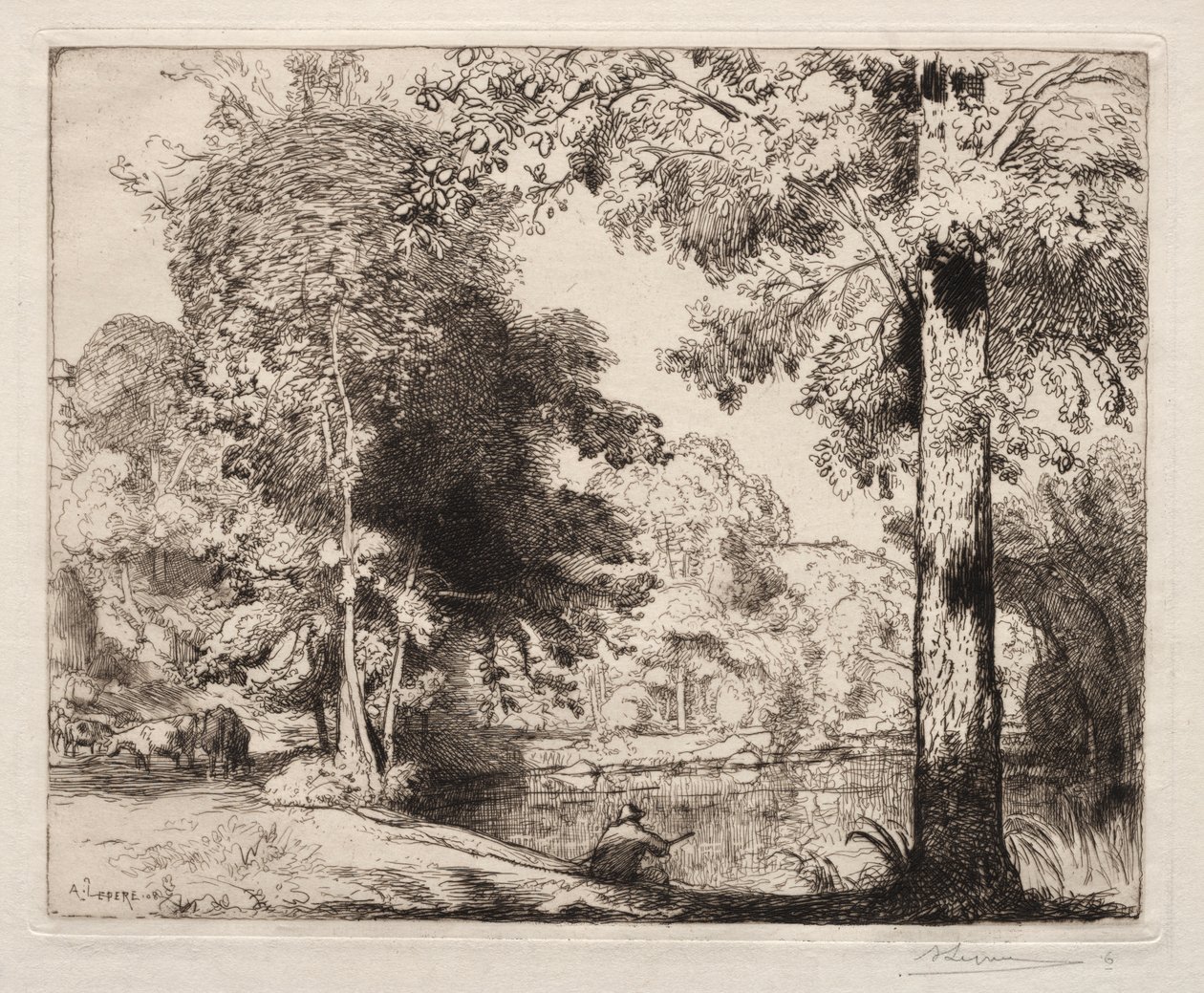 Bords de la Vie von Auguste Louis Lepère