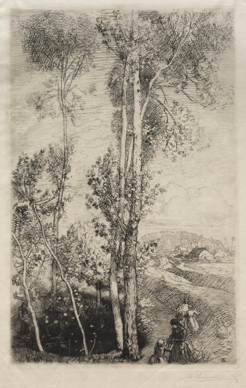 La Petite Mare, 1908 von Auguste Louis Lepère