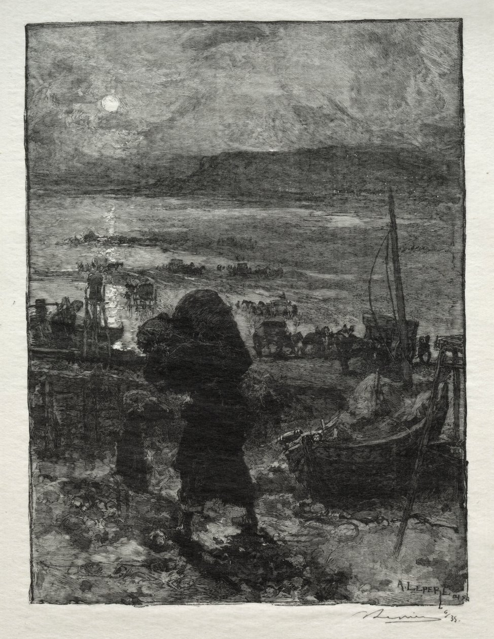 Die Sandernte von Auguste Louis Lepère